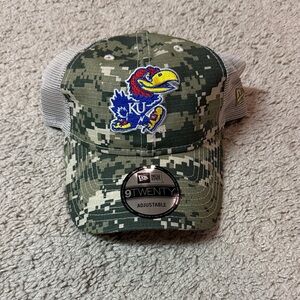 New Era Green Camo Cap Kansas